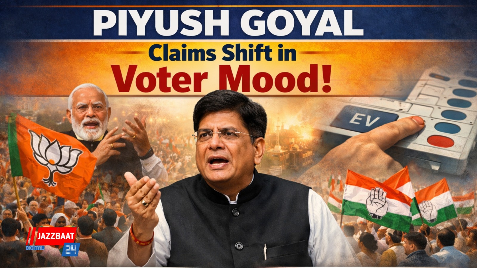 Piyush Goyal Claims Shift in Voter Mood