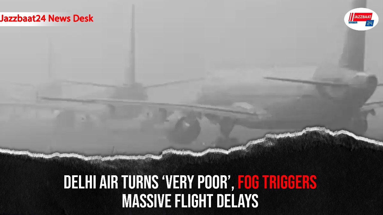 Delhi Air Turns ‘Very Poor’, Fog Triggers Massive Flight Delays
