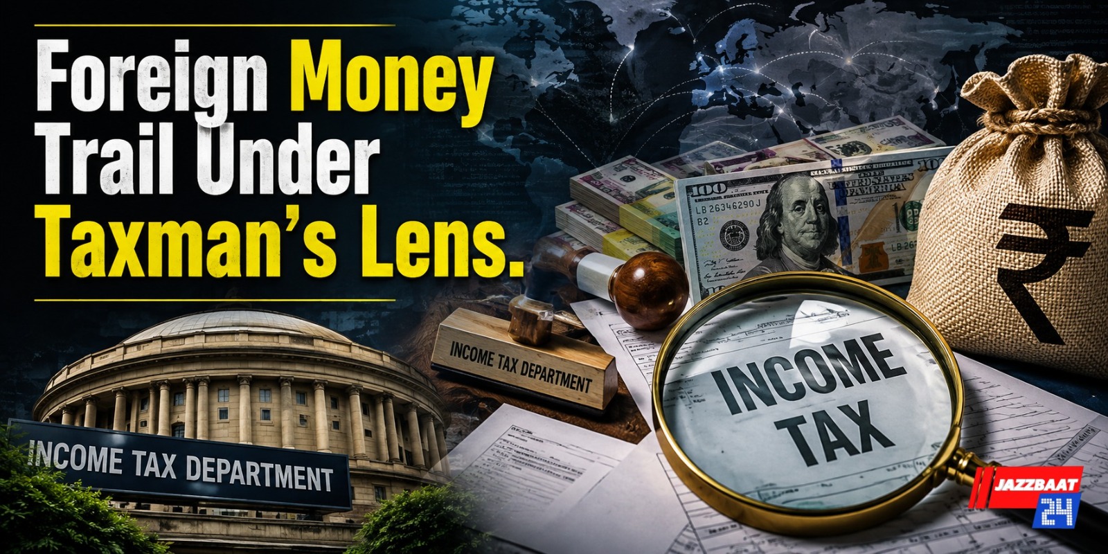 Foreign Money Trail Under Taxman’s Lens
