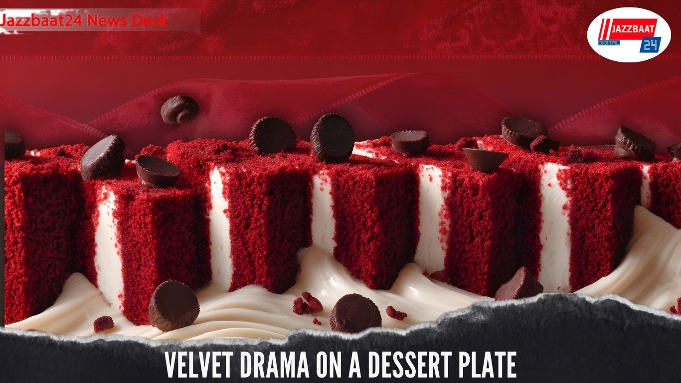 Velvet Drama on a Dessert Plate

