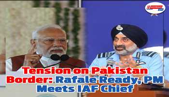 Tension on Pakistan border: Rafale ready, PM meets IAF chief