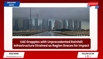 UAE Grapples with Unprecedented Rainfall: Infrastructure Strained as Region Braces for Impact
