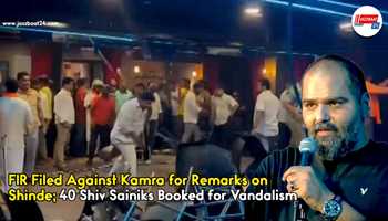 FIR Filed Against Kamra for Remarks on Shinde; 40 Shiv Sainiks Booked for Vandalism