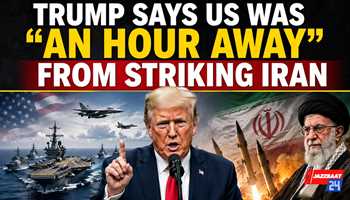Trump Says US Was “An Hour Away” From Striking Iran