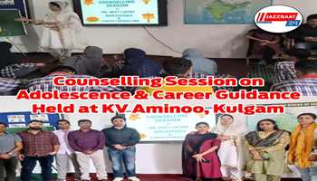Counselling Session on Adolescence & Career Guidance Held at KV Aminoo, Kulgam