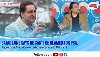 Sajad Lone Says He Can’t Be Blamed for PSA, Urges Objective Debate on Who Introduced and Misused It

