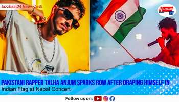 Pakistani Rapper Talha Anjum Sparks Row After Draping Himself in Indian Flag at Nepal Concert
