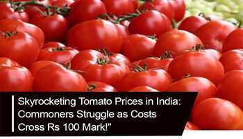 SKYROCKETING TOMATO PRICES IN INDIA: COMMONERS STRUGGLE AS COSTS CROSS RS 100 MARK