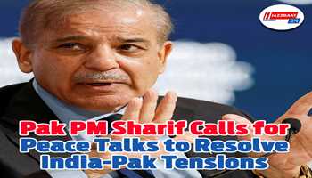 Pak PM Sharif Calls for Peace Talks to Resolve India-Pak Tensions
