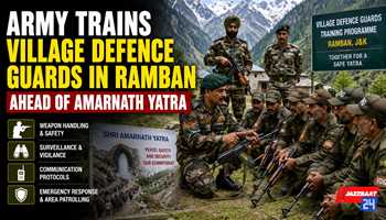 Army Trains Village Defence Guards in Ramban Ahead of Amarnath Yatra