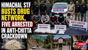 Himachal STF Busts Drug Network, Five Arrested in Anti-Chitta Crackdown