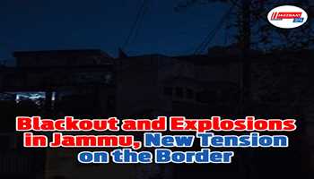 Blackout and explosions in Jammu, new tension on the border
