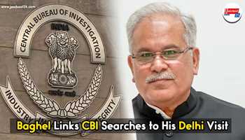 Baghel Links CBI Searches to His Delhi Visit