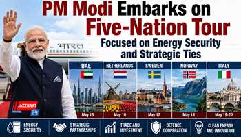 PM Modi Embarks on Five-Nation Tour Focused on Energy Security and Strategic Ties