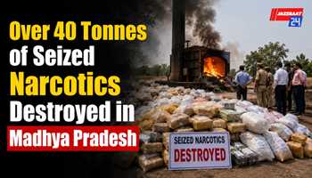 Over 40 Tonnes of Seized Narcotics Destroyed in Madhya Pradesh