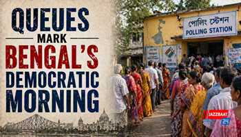 Queues Mark Bengal’s Democratic Morning