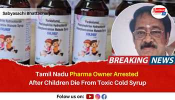 Tamil Nadu Pharma Owner Arrested After Children Die From Toxic Cold Syrup

