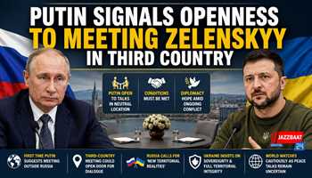 Putin signals openness to meeting Zelenskyy in third country