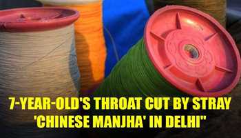 SEVEN-YEAR-OLD GIRL KILLED  BY STRAY PIECE OF CHINESE MANJHA IN COUNTRY'S CAPITAL DELHI 
