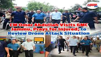 CM Omar Abdullah visits GMC Jammu, Prays for Injured; to Review Drone Attack Situation