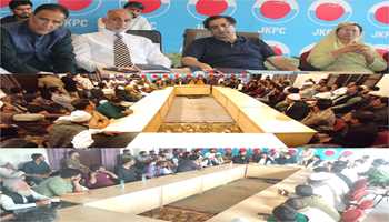 Sajad Lone chairs vital workers meetings of Karnah, Lolab & Kupwara Constituencies
