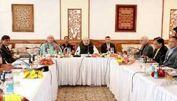 UNION HOME MINISTER AMIT SHAH CHAIRS MEETING WITH SENIOR OFFICIALS IN SRINAGAR TO REVIEW SECURITY