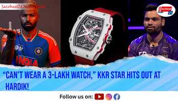 “Can’t wear a 3-lakh watch,” KKR star hits out at Hardik!

