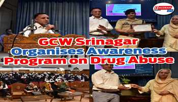 *GCW Srinagar Organises Awareness Program on Drug Abuse*