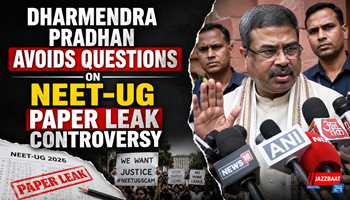 Dharmendra Pradhan Avoids Questions on NEET-UG Paper Leak Controversy

