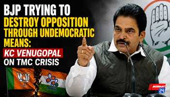 BJP Trying to Destroy Opposition Through Undemocratic Means: KC Venugopal on TMC Crisis