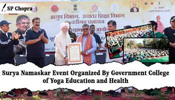 Surya Namaskar Event Organized By Government College of Yoga Education and Health