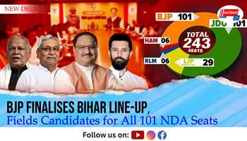 BJP Finalises Bihar Line-Up, Fields Candidates for All 101 NDA Seats
