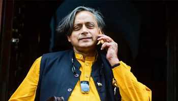 Congress Leader and Thiruvananthapuram MP Shashi Tharoor's representative collects nomination paper for AICC president elections