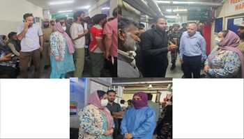 Sakeena Itoo Conducts Midnight Inspection of JVC Hospital Bemina