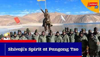 Shivaji's Spirit at Pangong Tso

