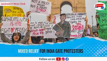 Mixed Relief for India Gate Protesters
