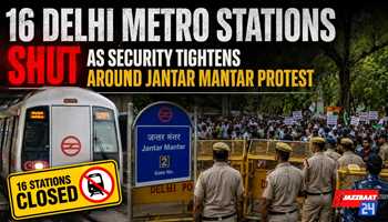 16 Delhi Metro Stations Shut as Security Tightens Around Jantar Mantar Protest