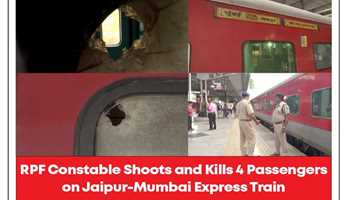 RPF CONSTABLE SHOOTS AND KILLS 4 PASSENGERS ON JAIPUR-MUMBAI EXPRESS TRAIN