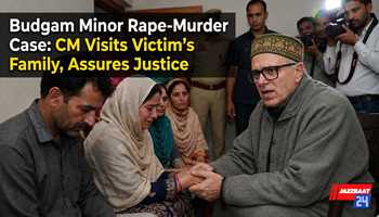 Budgam Minor Rape-Murder Case: CM Visits Victim’s Family, Assures Justice