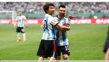 CHINESE POLICE DETAIN TEENAGER WHO HUGGED LIONEL MESSI DURING A FRIENDLY MATCH IN BEIJING 