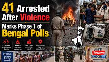 41 Arrested After Violence Marks Phase 1 of Bengal Polls