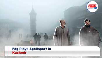 Fog Plays Spoilsport in Kashmir
