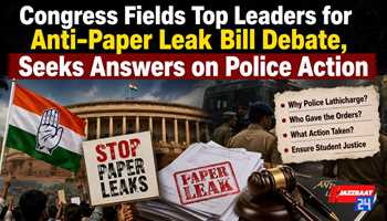 Congress Fields Top Leaders for Anti-Paper Leak Bill Debate, Seeks Answers on Police Action