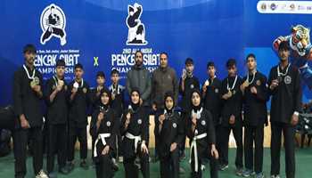 Budgam team achieves outstanding success at National Pencak Silat championship