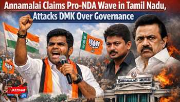 Annamalai Claims Pro-NDA Wave in Tamil Nadu, Attacks DMK Over Governance