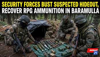 Security Forces Bust Suspected Hideout, Recover RPG Ammunition in Baramulla