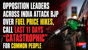 Opposition leaders across India attack BJP over fuel price hikes, call last 11 days “catastrophic” for common people