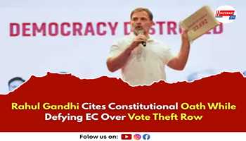 Rahul Gandhi Cites Constitutional Oath While Defying EC Over Vote Theft Row


