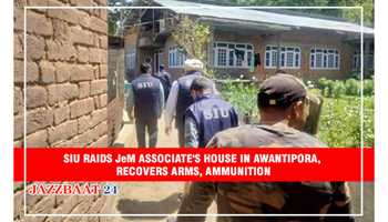 SIU RAIDS JeM ASSOCIATE'S HOUSE IN AWANTIPORA, RECOVERS ARMS, AMMUNITION
