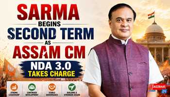 Sarma Begins Second Term as Assam CM, NDA 3.0 Takes Charge